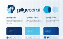 Illustration representing brand identity design - a symbol and typography
